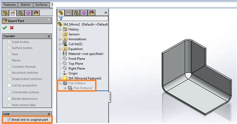 solidworks mirror sheet metal|solidworks mirror part with features.